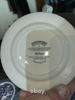 Johnson Bros. Willow Blue England China 47 Pieces