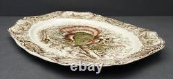 Johnson Bros Windsor Ware Ceramic 20 Native American Turkey Serving Platter