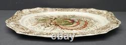 Johnson Bros Windsor Ware Ceramic 20 Native American Turkey Serving Platter
