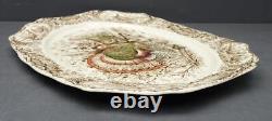 Johnson Bros Windsor Ware Ceramic 20 Native American Turkey Serving Platter