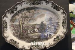 Johnson Brother Friendly Village 20 1/8 Oval Platter