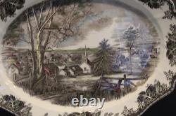Johnson Brother Friendly Village 20 1/8 Oval Platter