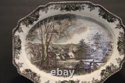 Johnson Brother Friendly Village 20 1/8 Oval Platter