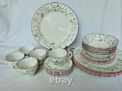 Johnson Brother SUMMER CHINTZ China 25 Pieces 5 Total Place Settings NICE