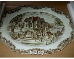 Johnson Brother's Heritage Hall Large 16 x 20 Serving Platter # 4411