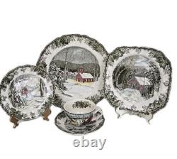 Johnson Brother's The Friendly Village England 20 PC Dinnerware Set
