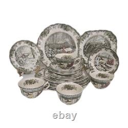 Johnson Brother's The Friendly Village England 20 PC Dinnerware Set