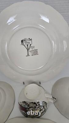 Johnson Brother's The Friendly Village England 20 PC Dinnerware Set