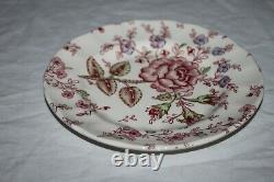 Johnson Brothers 20 Piece Dinner Service Rose Chintz Pink New Open Box China
