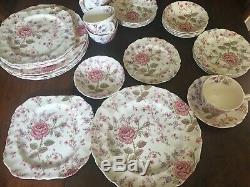 Johnson Brothers 30 Rose Chintz 6 Piece Place Settings For 5 England Beautiful