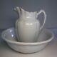 Johnson Brothers Antique Ironstone Large Pitcher And Wash Basin
