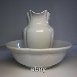 Johnson Brothers Antique Ironstone Large Pitcher and Wash Basin