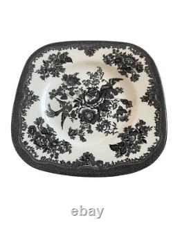 Johnson Brothers Asiatic Pheasant Black 7 3/4 Square Salad Plate Set of 5