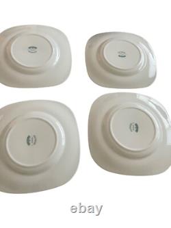 Johnson Brothers Asiatic Pheasant Black 7 3/4 Square Salad Plate Set of 5