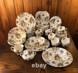 Johnson Brothers Autumn's Delight Transferware Service for 12, 68 Pieces