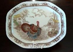 - Johnson Brothers BARNYARD KING 20 1/2 x 16 Turkey Platter