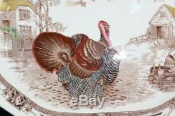 Johnson Brothers BARNYARD KING Turkey Large serving platter 20