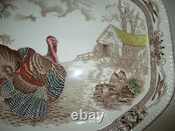 Johnson Brothers Barnyard King Serving Turkey Platter 20 Excellent