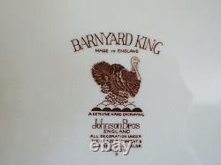 Johnson Brothers Barnyard King Thanksgiving Turkey Serving Platter 20-3/4