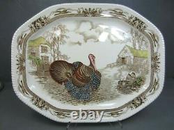 Johnson Brothers Barnyard King Thanksgiving Turkey Serving Platter 20-3/8