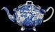 Johnson Brothers Blue Chippendale Teapot