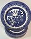 Johnson Brothers Blue Willow 10 Dinner Plates Churchill Lot 8 Made In England