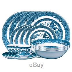 Johnson Brothers Blue Willow 20pc Dinner Set Rrp$329