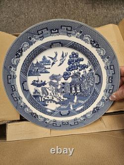 Johnson Brothers Blue Willow 45 Pc Set Dinner Set Serving 8 Brand New England
