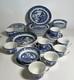 Johnson Brothers Blue Willow Dinnerware 41 Pc Set (8 Place Sets) Made In England