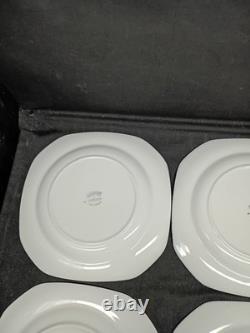 Johnson Brothers Blue Willow Earthenware 7 3/4 Square salad Plates set of 8