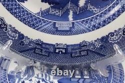 Johnson Brothers Blue Willow Set of 4 Dinner Plates 10.75 England