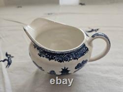 Johnson Brothers Blue Willow Tea Pot Set 13 Pc 1883 Green Stamp New In Box