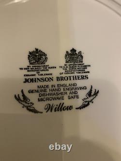 Johnson Brothers Blue Willow lot