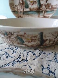 Johnson Brothers Bone China Taureen and Platter called Dream Town