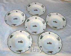 Johnson Brothers Brookshire Rim Soup Bowls 8.75 Set of 6 FREE US SHIPPING