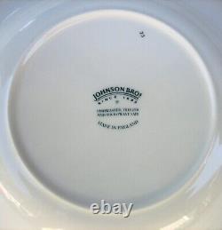 Johnson Brothers Brookshire Rim Soup Bowls 8.75 Set of 6 FREE US SHIPPING