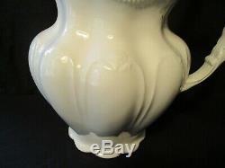 Johnson Brothers / Bros Beautiful Large White Ironstone Pitcher 100 Years Old