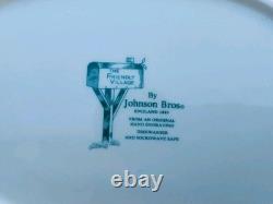 Johnson Brothers / Bros Friendly Village Turkey Serving Platter 20x15 New