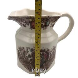 Johnson Brothers Bros His Majesty Thanksgiving Fall Turkey Pitcher