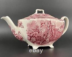 Johnson Brothers Bros Old Britain Castles Transfer Ware Teapot Made in England
