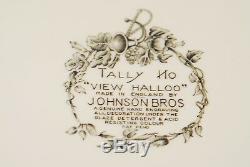 Johnson Brothers Bros Tally Ho 14.25 Inch Round Chop Platter