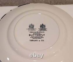Johnson Brothers Butterfly Tiffany & Co 7 ¾ Accent Side Plate Set 4 FREEUSHIP