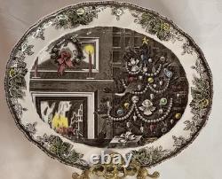 Johnson Brothers CHRISTMAS The Friendly Village 15.25 Oval Serving Platter