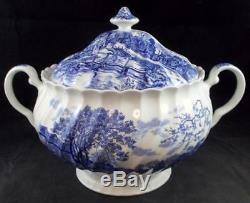 Johnson Brothers COTSWOLD BLUE Tureen with Notched Lid GREAT CONDITION