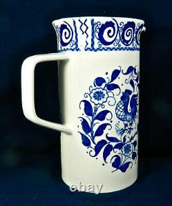 Johnson Brothers Chanticleer Blue Pattern 8 Tall, 5-cup Coffee Pot