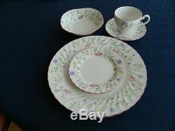 Johnson Brothers China Summer Chintz 1985 Dinnerware Set for (7) 9-3