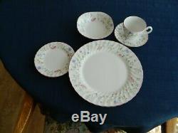 Johnson Brothers China Summer Chintz 1985 Dinnerware Set for (7) 9-3