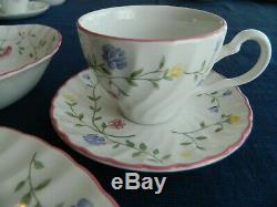 Johnson Brothers China Summer Chintz 1985 Dinnerware Set for (7) 9-3