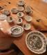 Johnson Brothers Christmas Engraving Set. Serving Bowls, Creamer Sugar Bowl