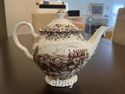 Johnson Brothers Coaching Scenes 5 Cup Teapot Tea Pot Made In England